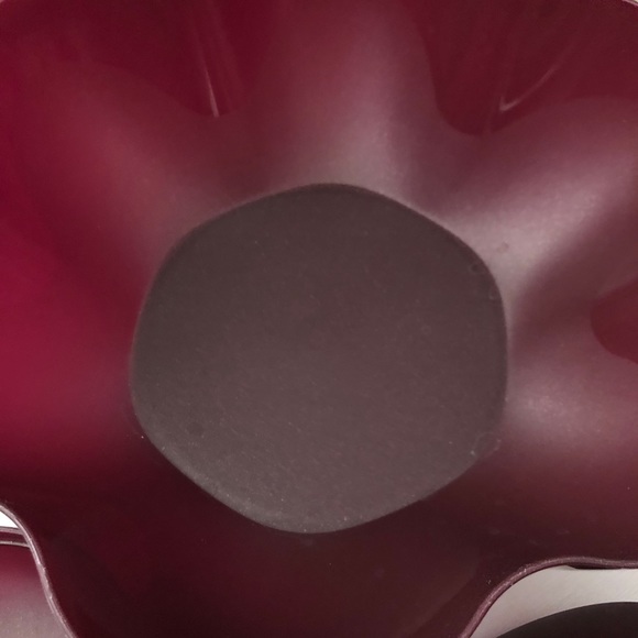 TUPPERWARE Holiday Sparkling chip and dip bowl serving tray set Burgundy - Picture 8 of 16
